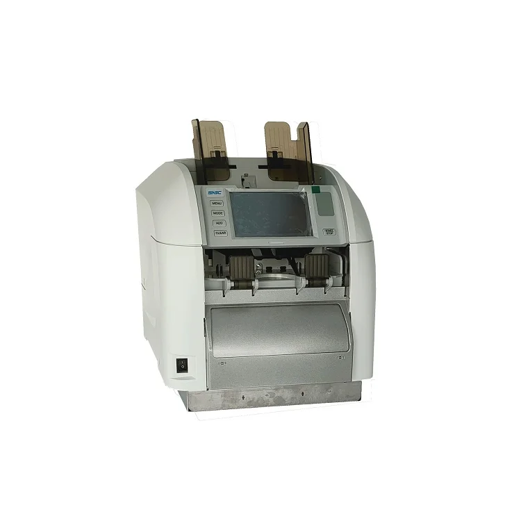 SNBC BNE-S110M Mixed Counter 2 Pockets Cash Counting Machine Serial Number Printing Bill Sorting Function Banknote SDK Included
