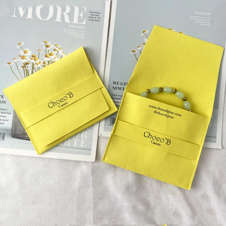 Оптовая продажа, упаковка для ювелирных изделий на заказ с логотипом, бархатный мешочек из искусственной замши, мягкий мешочек из микрофибры, сумка для ювелирных изделий со вставкой