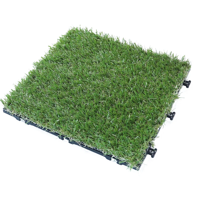 Modern Outdoor Decorative Terrace Interlocking Deck Tiles Artificial Grass Composite Decking Terrace Floor Wpc Composite Decking
