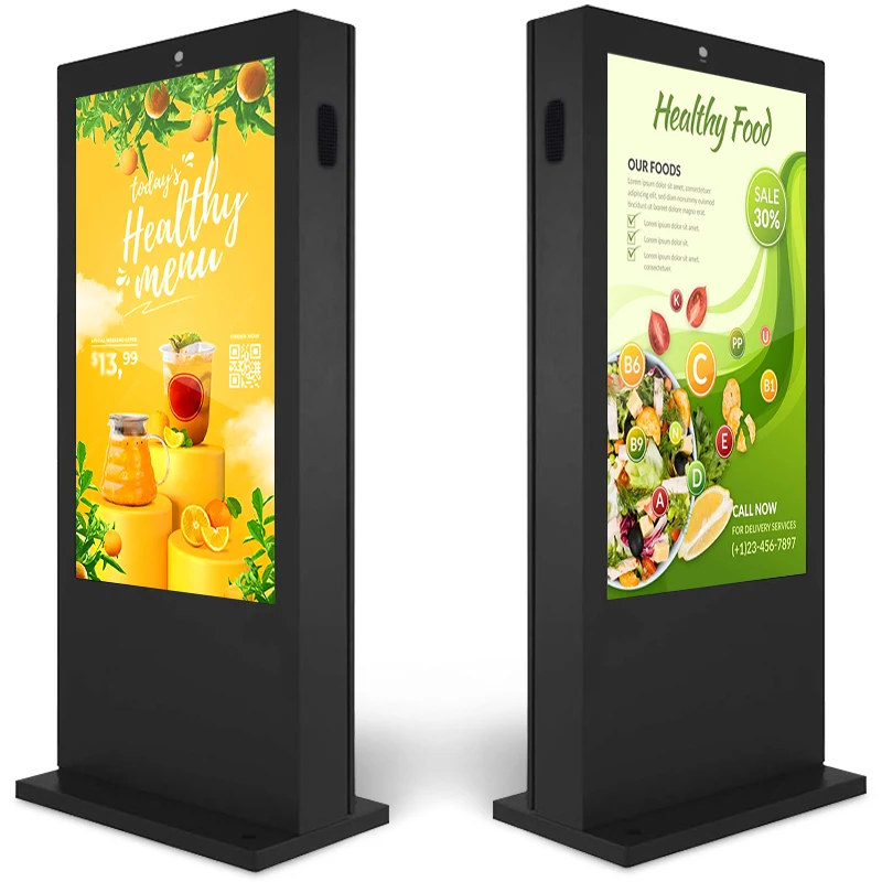 Advertising Mall Screen Outdoor Kiosk 32 43 49 55 65  75 85 Inch LCD Screen Display Waterproof Commercial Digital Billboard