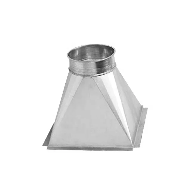 HVAC system air duct joint round to sqaure adaptor duct transaction