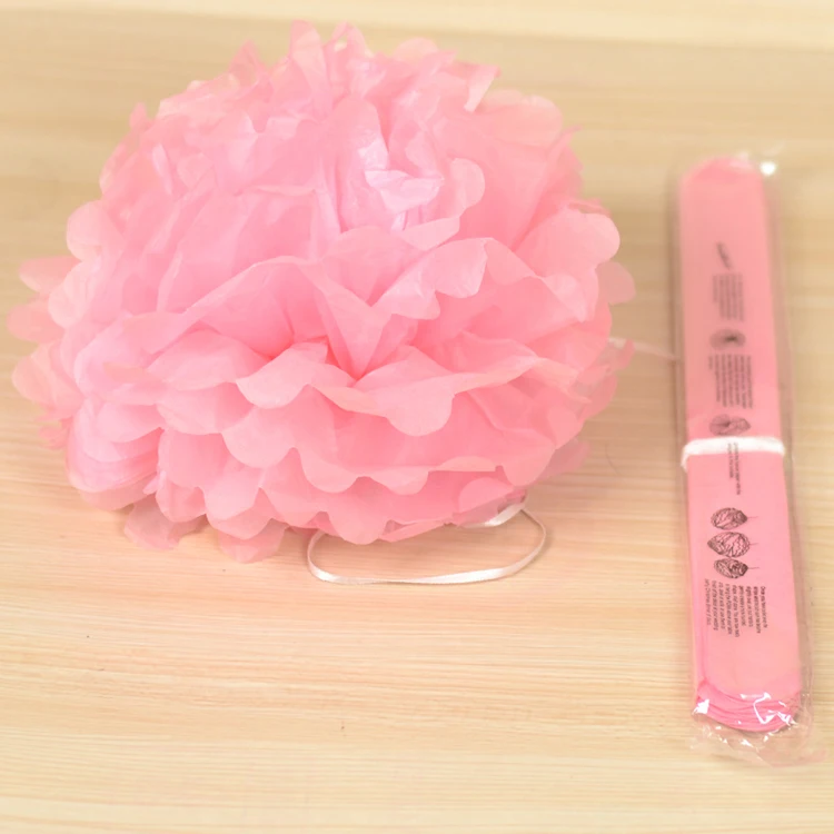New Arrival Hanging Flower Balls Wedding Bridal Shower Party Supplies Tissue Paper Pompoms Artificial Flowers Decoration