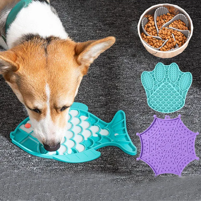Sunflower Shape Multifunctional Dog Puppy Enrichment Peanut Butter Wet Food Grooming Distraction Mat Interactive Cat Licking Mat