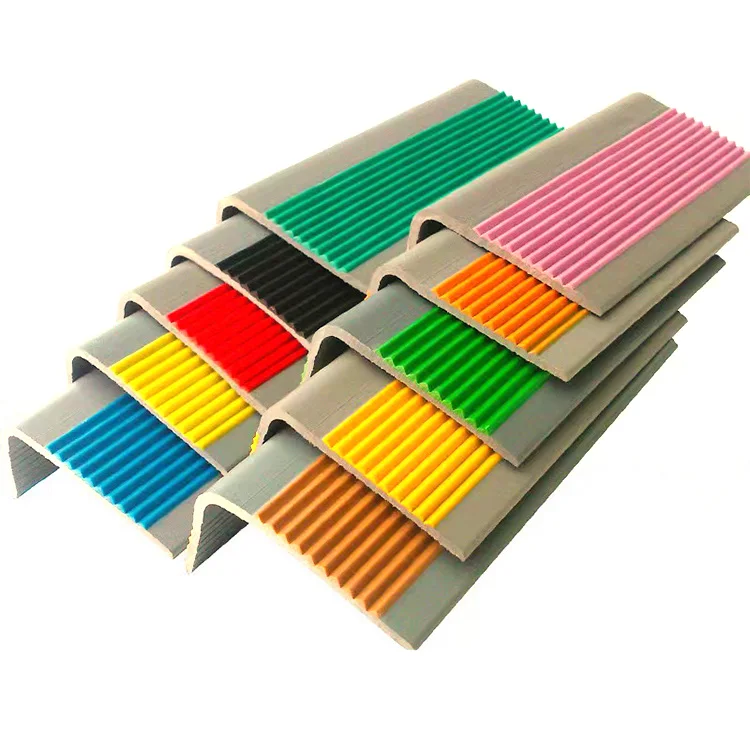 Plastic Rubber Stair Nose Edge Trim,Stair Step Edging Protection Decoration Guard For School And Home Use