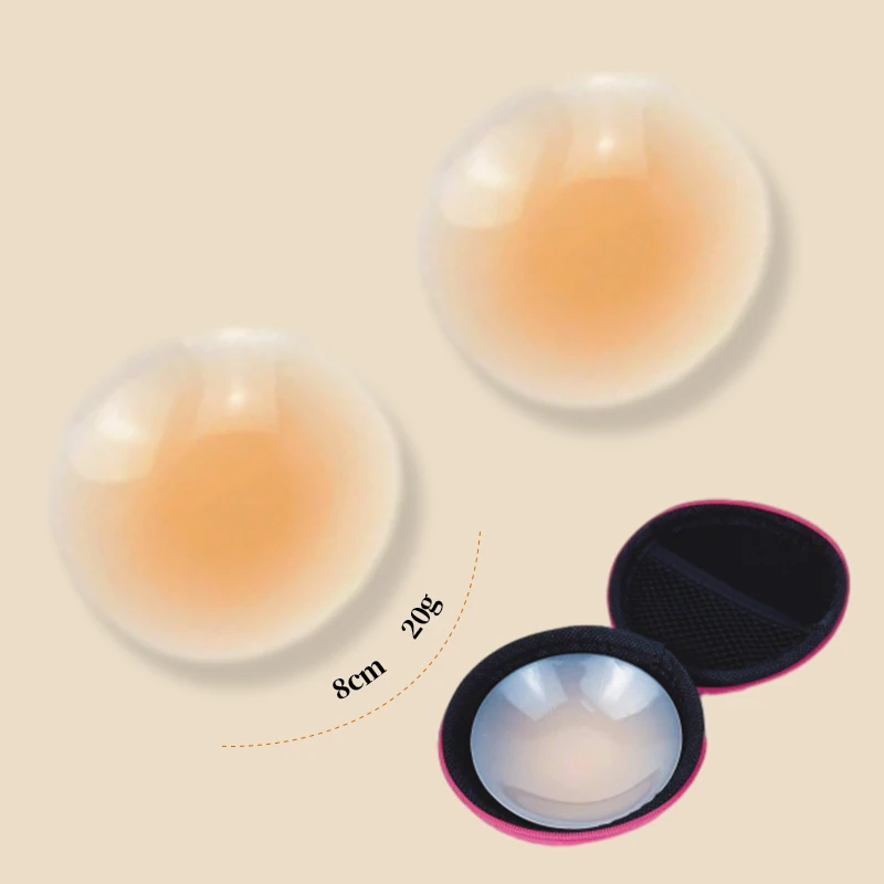INVISFEEL  Factory direct sales self-adhesive silicone underwear reusable nipple stickers washable nipple cover