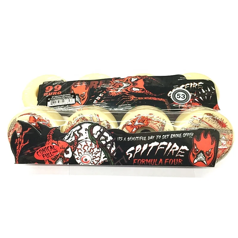 4 шт. в комплекте, колесо для скейтборда F4 53 мм 99