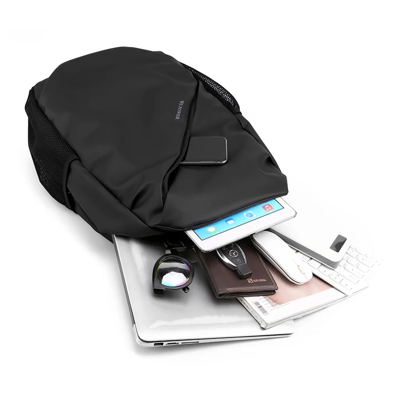 Factory price men backpack nylon material durable fashionable stylish Business Waterproof travel backpack