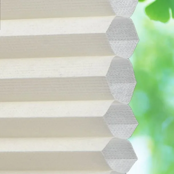 Motorized Electric Honeycomb Curtain Smart Cellular Blinds for Office Bedroom Study or Balcony-Fabric Material