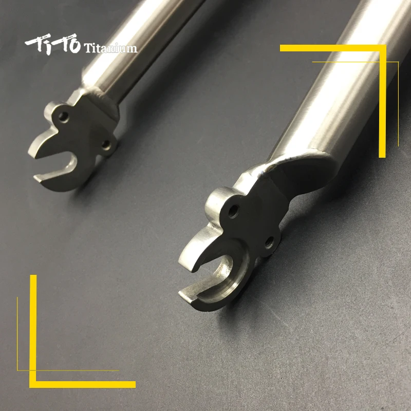 TiTo titanium fork outdoor sports road bike bicycle front fork bicycle accessories road rigid fork 29er mtb