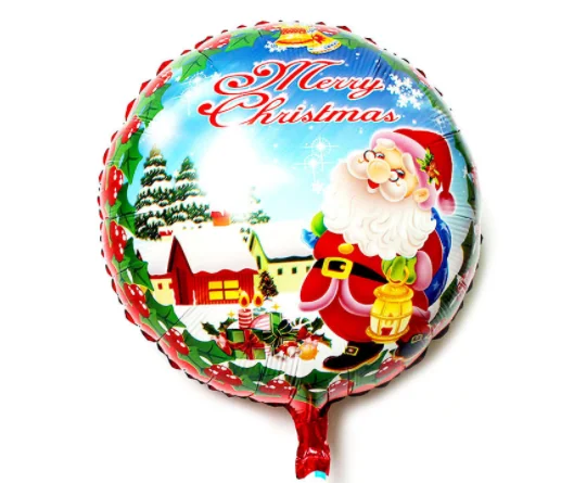 18 inches foil balloon for Christmas mylar balloon congratulate helium Merry Christmas decoration balloons