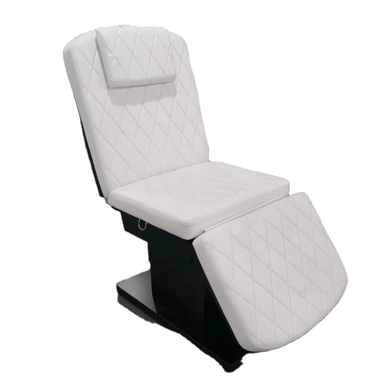 Luxury Modern pink black base Medical Treatment Massage Table Cosmetic Spa Bed Electric 4 Motor Facial Beauty Salon Lash Bed