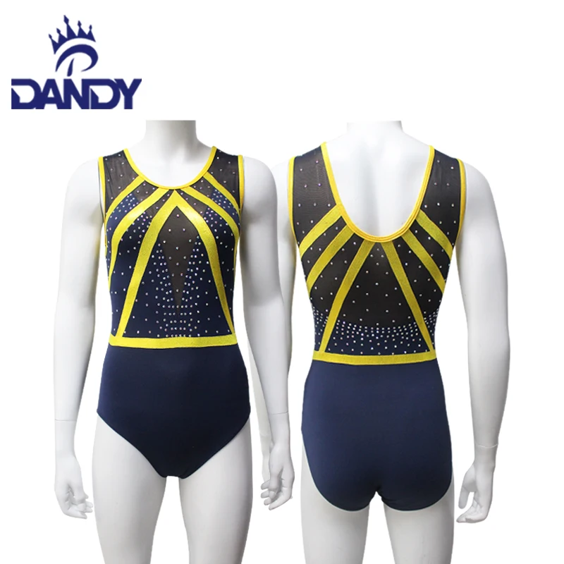 Custom Rhinestone Gymnastics Leotard Designs Multicolor Sublimation Printing Dance Leotards Gymnastic Girls