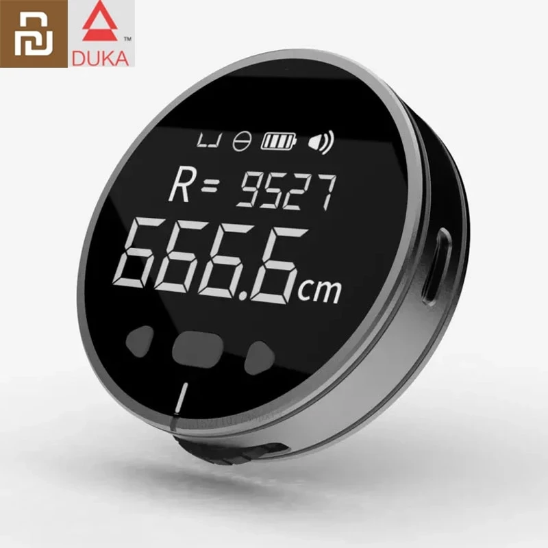 Xiaomi Youpin DUKA Multifunctional Electric Ruler 99M Length Measurement Volume Measure Distance Meter Electronic tape measure