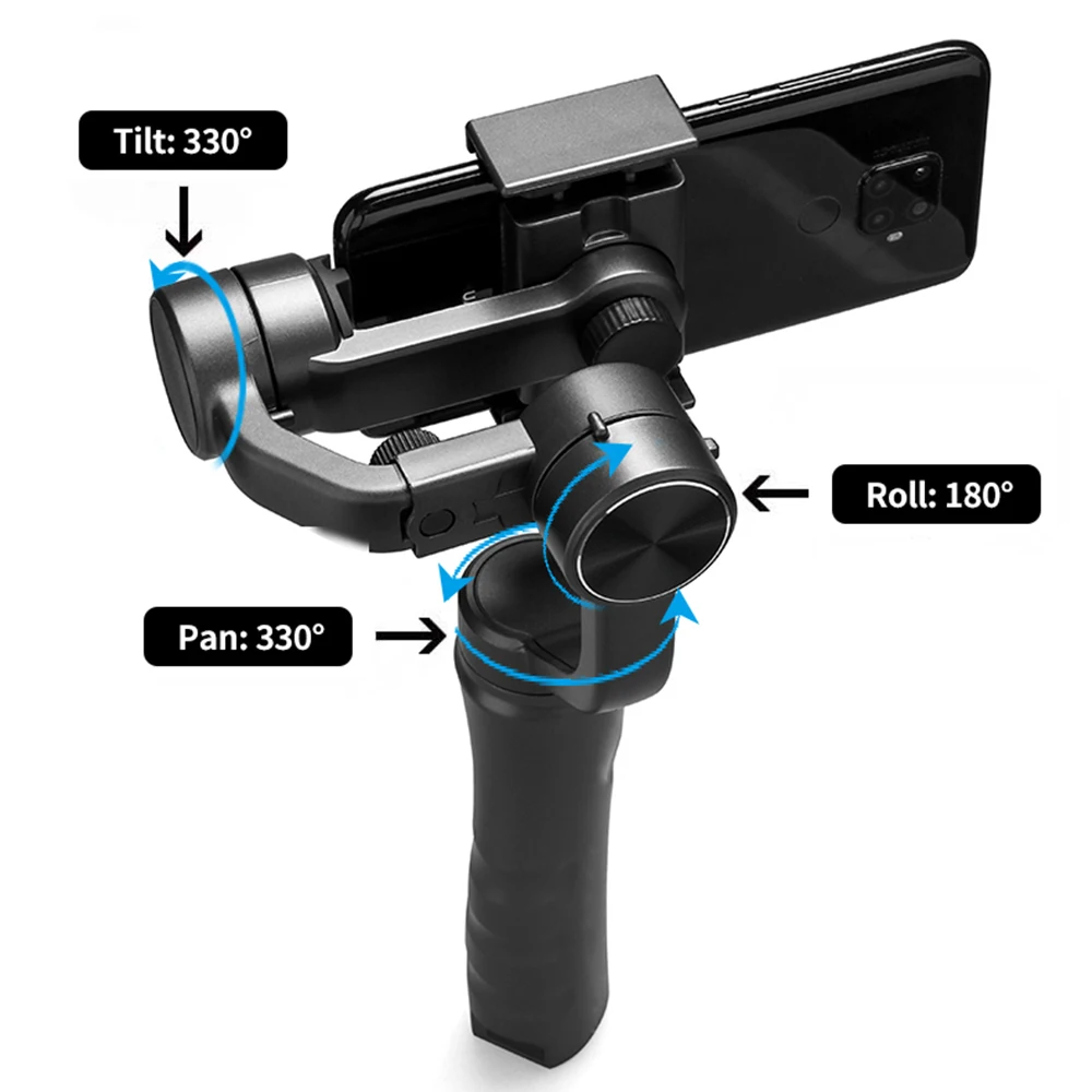 Face Tracking Dolly Zoom Handheld Gimbal 3 axis Stabilizer Vlog Selfie Stick Mobilephone Gimble with APP Camera Action
