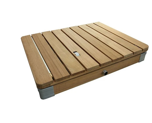 Outdoor furniture garden square base wood plastic outdoor shower