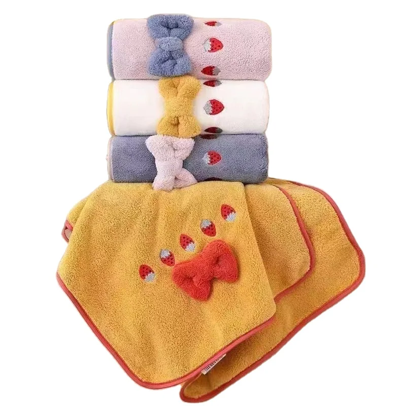 New Coral Velvet Towel Bath Towel Set Thickened, Soft, and Water Absorbent Household Face Wipes Shower Towels Do Not Fall Hair