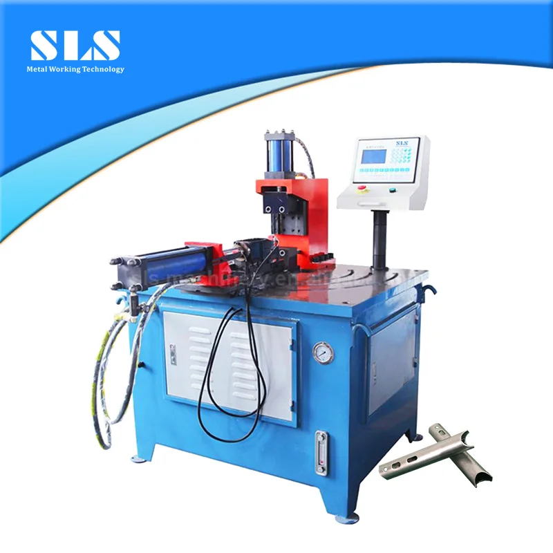  Round Square Stainless Steel Metal Tube Angle Notcher / Hydraulic Automatic Pipe End Arc Notching Machine