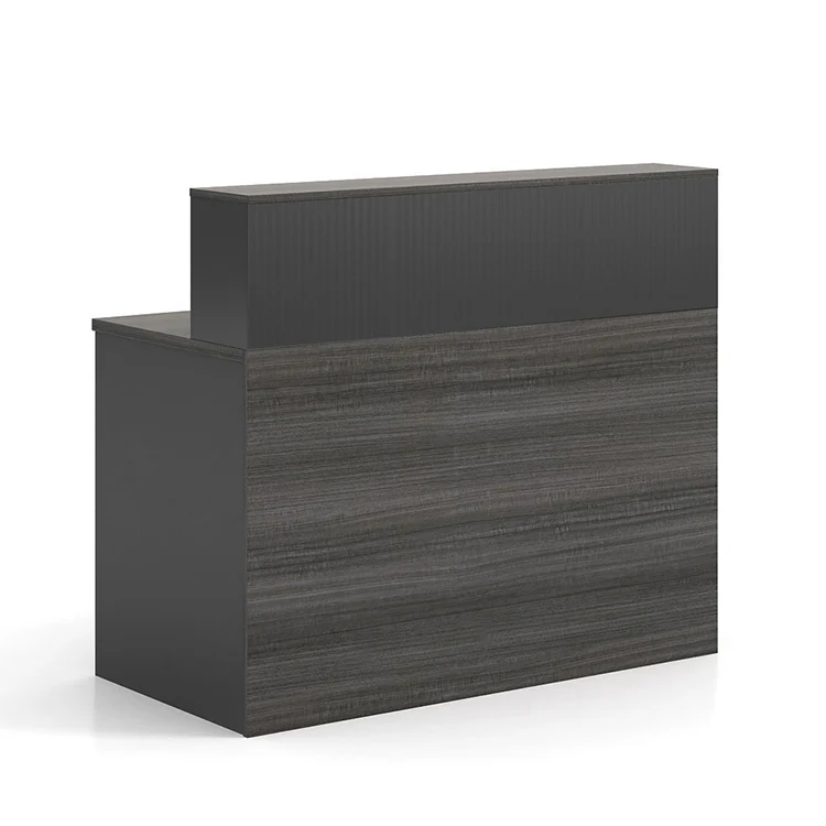 Современная модная простая белая деревянная белая стойка регистрации