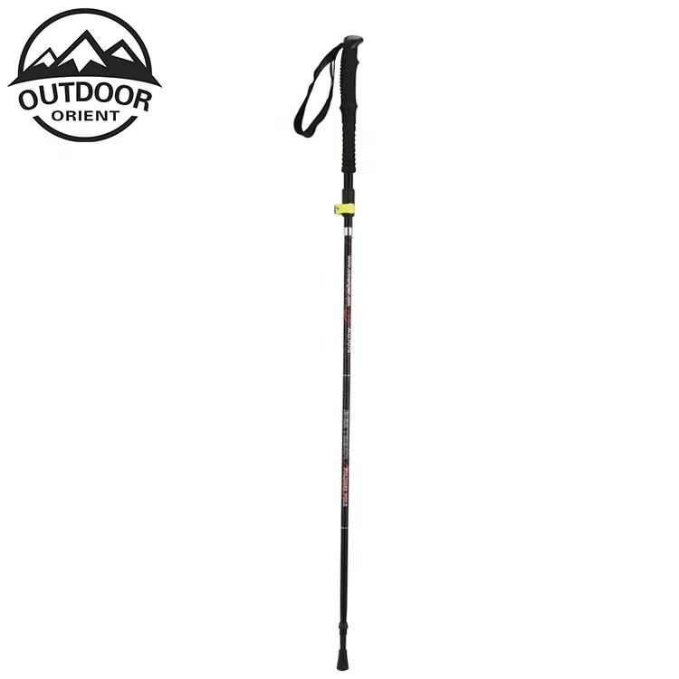 3 Sections 135cm Anti-Slip FoldingTrekking Poles and Walking Stick