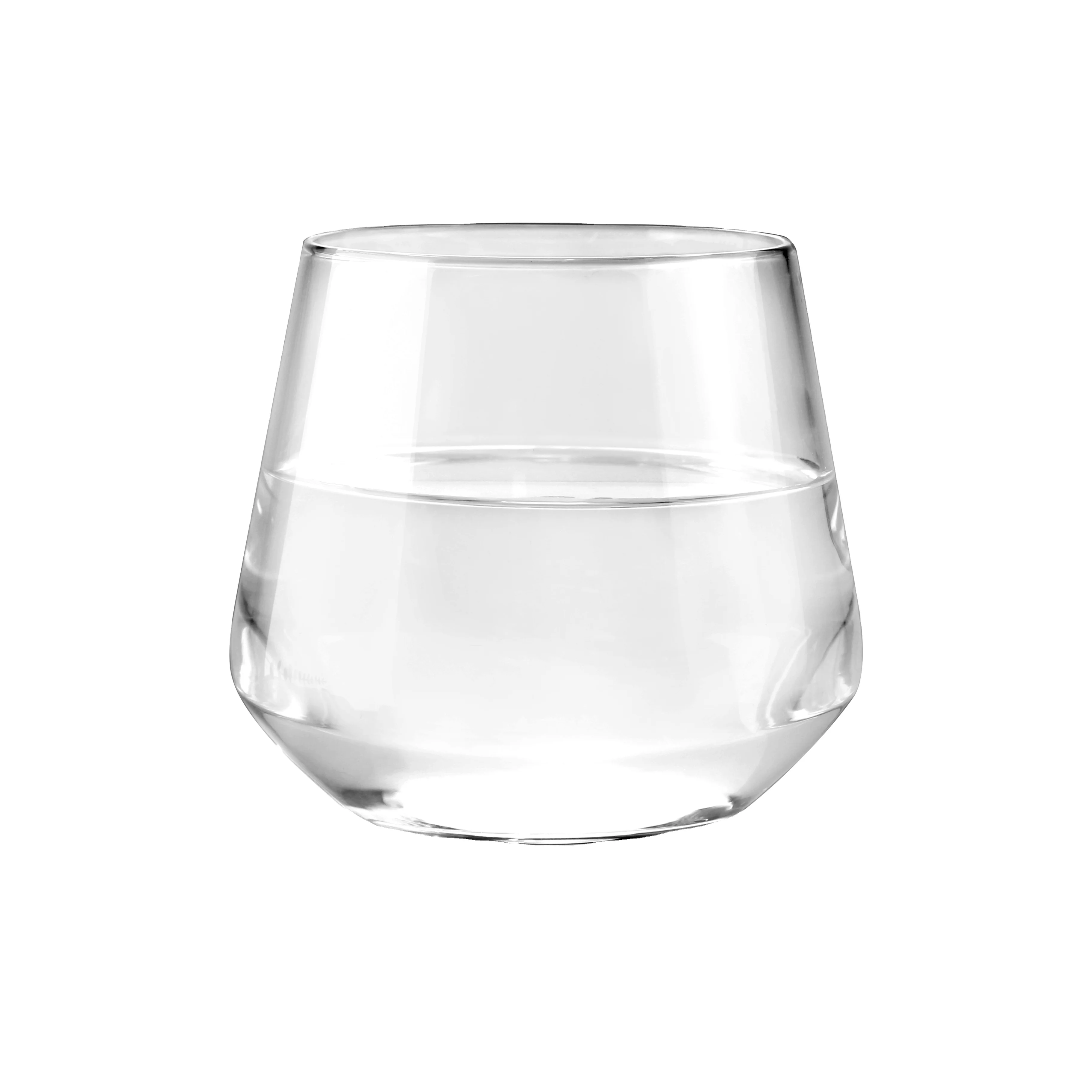 Оптовая продажа роскошная стеклянная прозрачная Современная чашка для фруктов пива чая с основанием