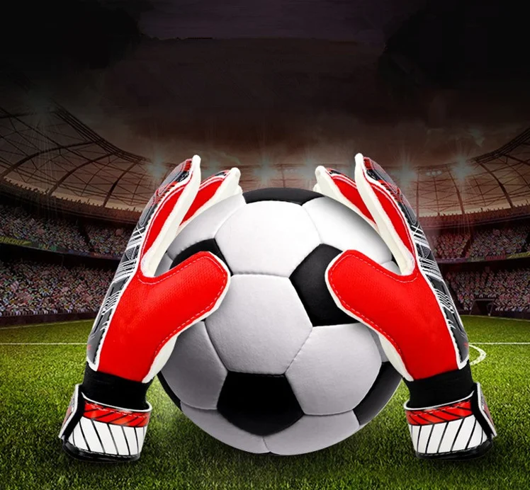 High Quality Football Soccer Goalkeeper Gloves Custom brand professional German latex soccer goalkeeper