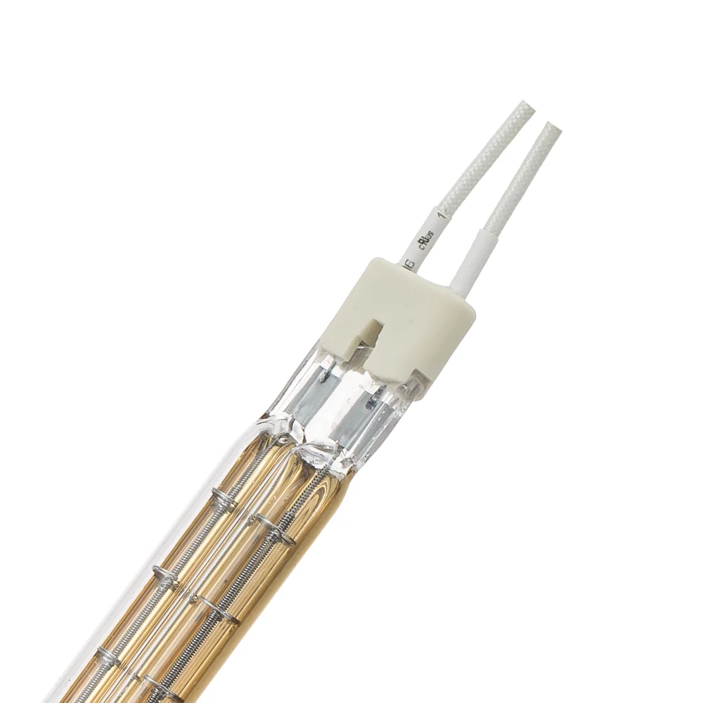400-6000w Gold coating twin tube Ir dryer lamp for print drying