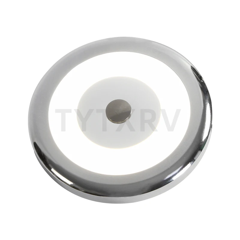 TYTXRV OEM RV автодом круглый 12 В/24 В сенсорный переключатель светодиодный потолочный купольный светильник