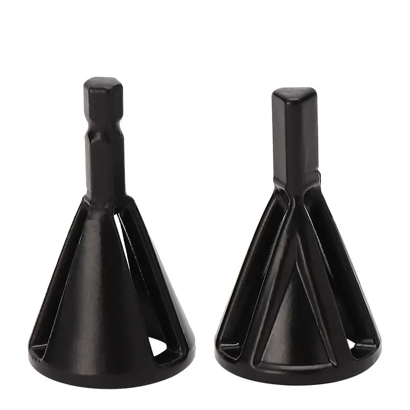 1PC Triangular / Hex handle Deburring External Chamfer Tool Stainless Steel Remove Burr Drill Bit Tools for Metal Drilling Tool