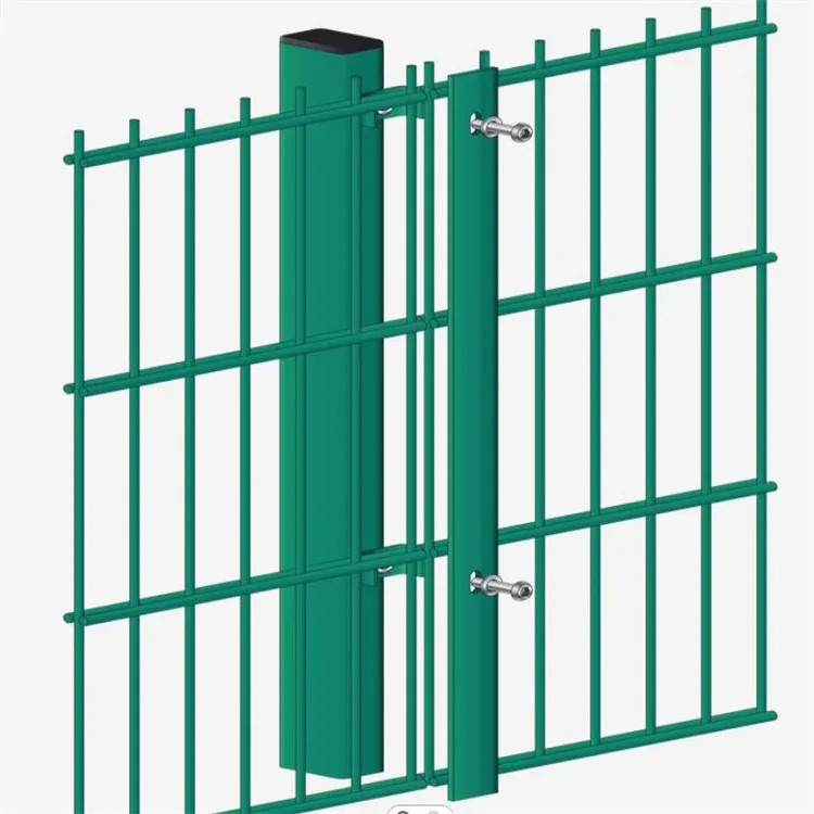 2D direct sell factory gardening  power coated pvc  656 double wire fence 868 double wire mesh panel