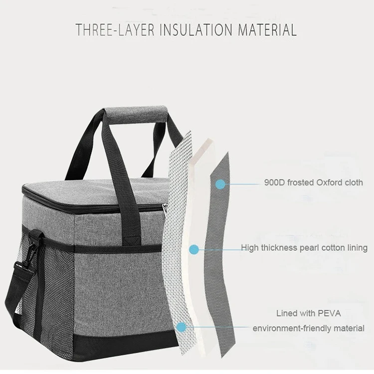 Picnic thermal Thermal Lunch Camping Refrigerator Insulated Pack Cooler Bag Backpack Ice cooler Food Delivery bag