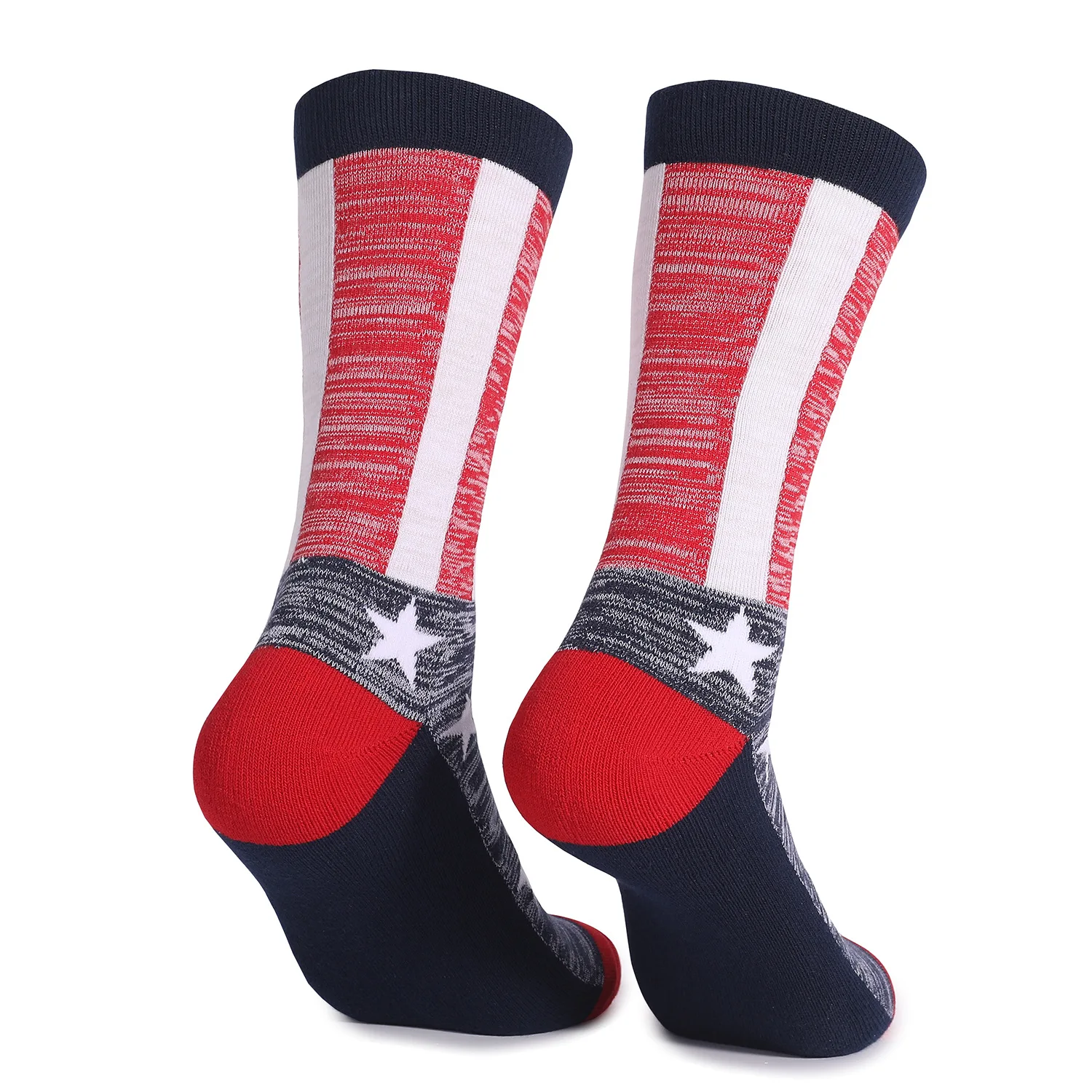 Wholesale Flag Gift Socks Funny Novelty Men Socks Unisex Crew Cotton Socks