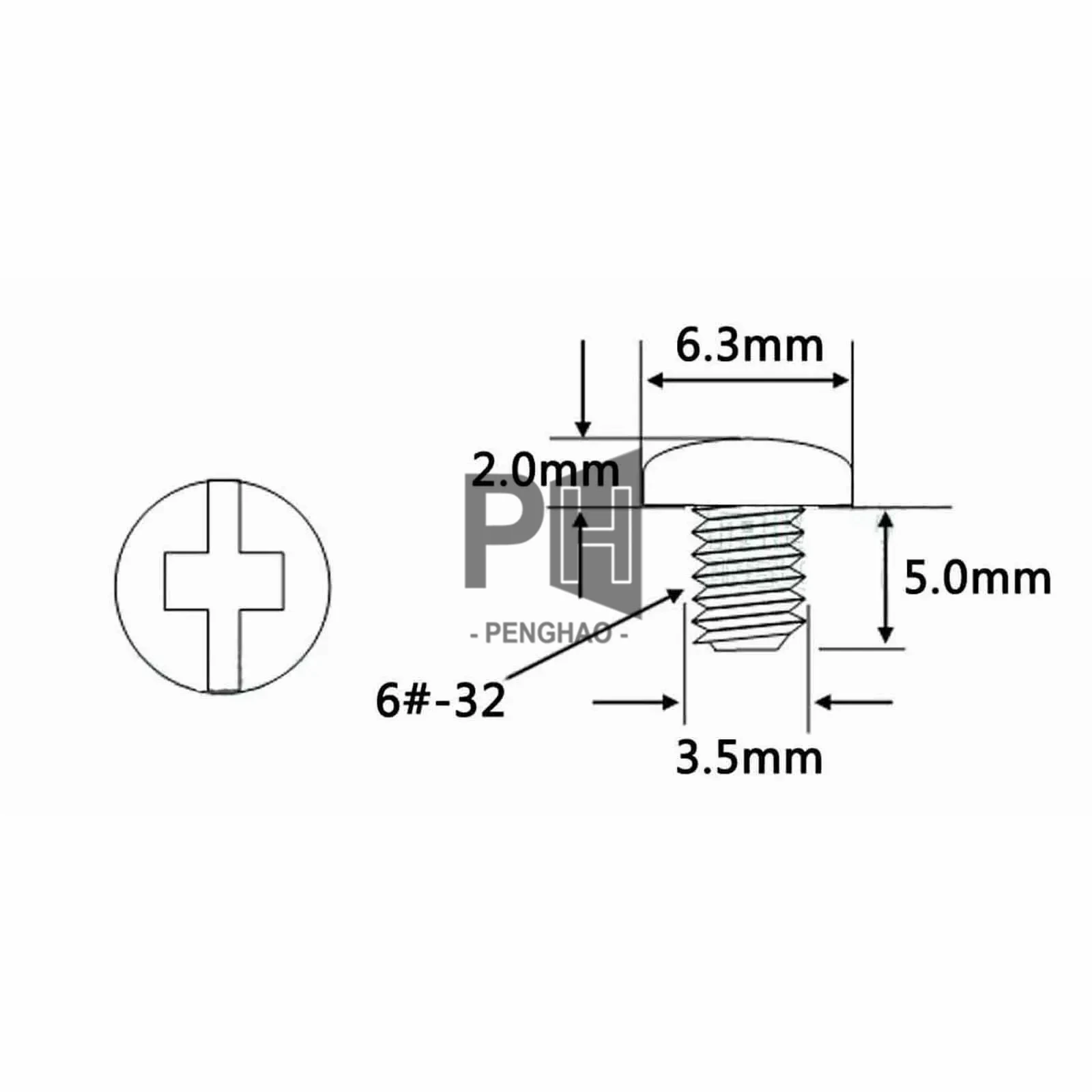 Cross Silver Black PC Case Hard Drive Disk HDD Power Supply PSU Sound Video Graphics Card Mount Fix Repair Screw Bolt Computer