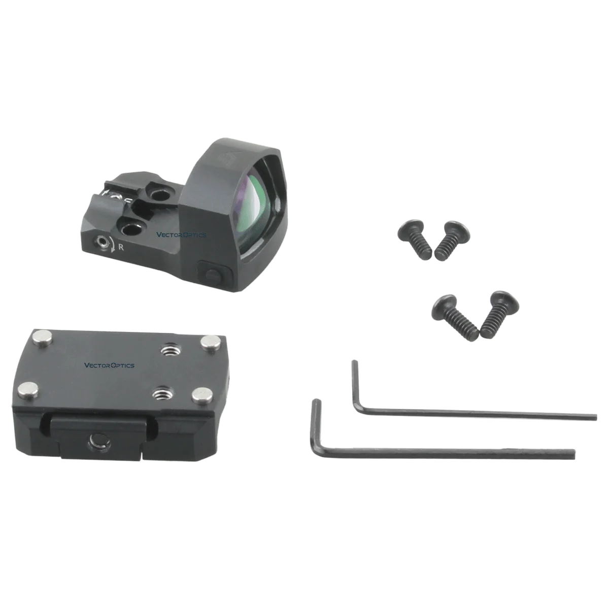 Vector Optics  Lightest  Red Dot Sight Frenzy-S 1x17x24 direct Bulb 1000G Shockproof IPX6 Waterproof