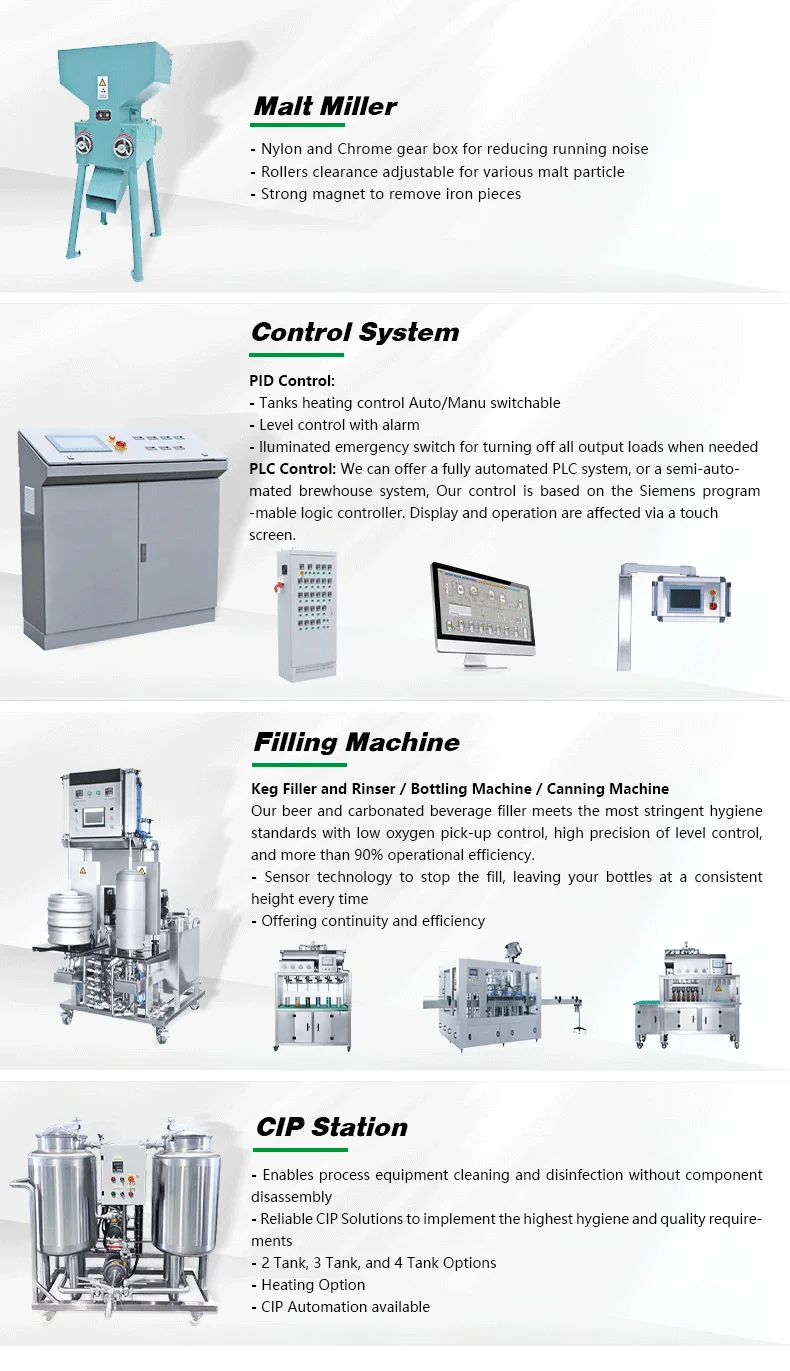 1000lts brewhouse 3-vessel turnkey micro brewery equipment automated steam beer brewing system  fermenter for sale Australia