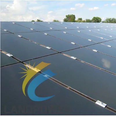 Wholesale low price  solar panel   thin film  end clamp