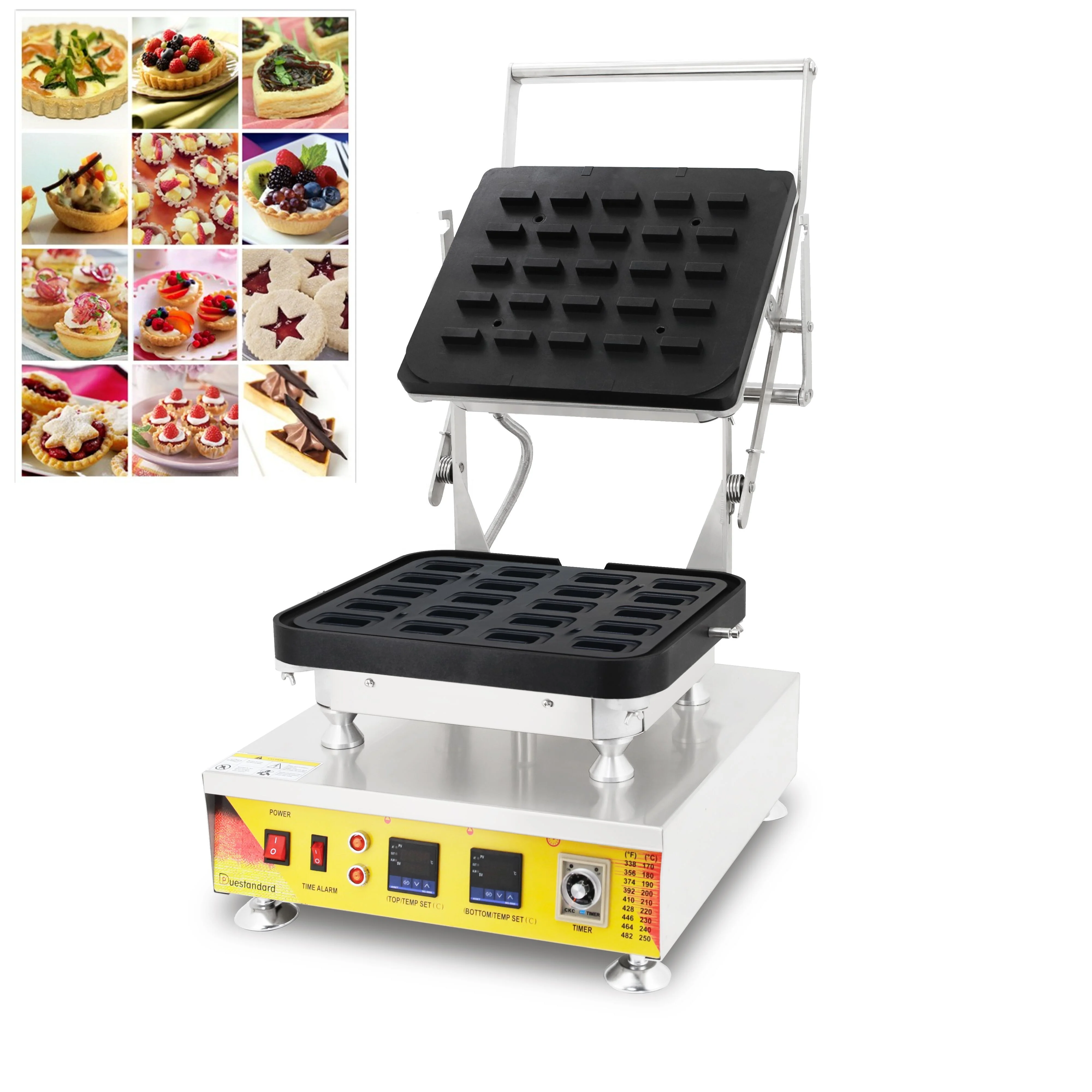 Germany Deutstandard Round 250/231 mm 1 Hole Big Tart Press Machine Large Round Tart Shell Machine Cake Tart Egg Tart