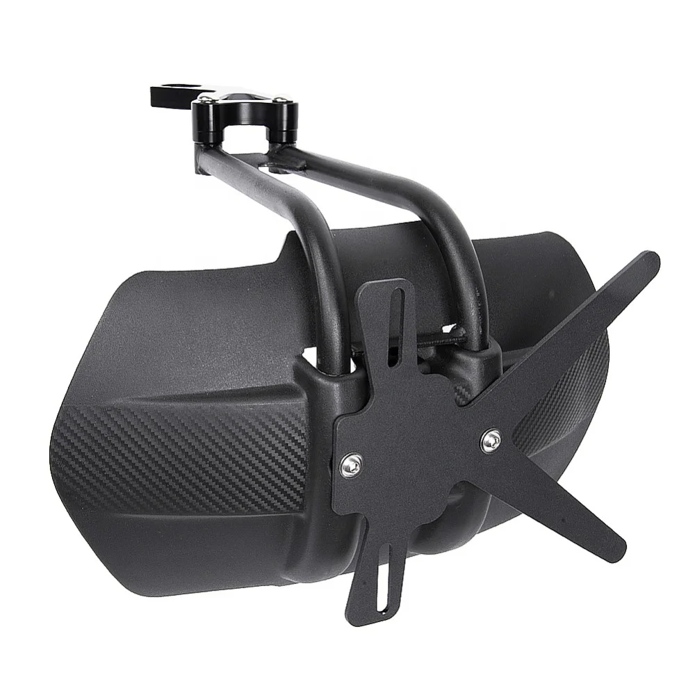 REALZION Retro Motorcycle Rear Fender Mudguard Wheel Splash Guard For BMW G310GS G310R 2017-2018