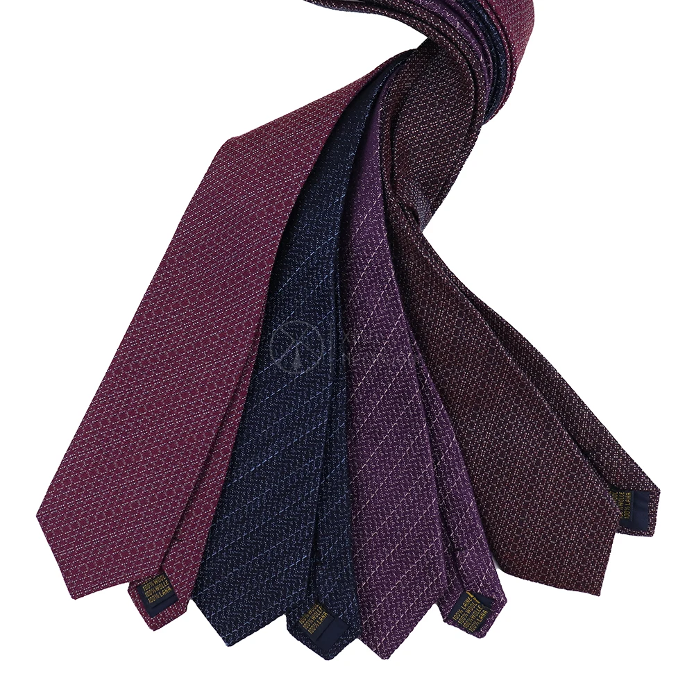 Mens Burgundy Navy Maroon Skinny Neck Tie Purple Dress Neckties Custom Luxury Ties For Men Striped Business