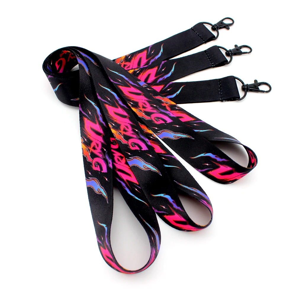 Lanyard Manufacturer Free Sample Promotional Cheap Custom Printed Polyester Neck Lanyard With Logo