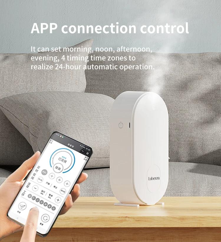 High Quality Aromatherapy Essential Waterless Oil Nebulizer Electric Aroma Wall Mount Diffuser Scent Air Machine
