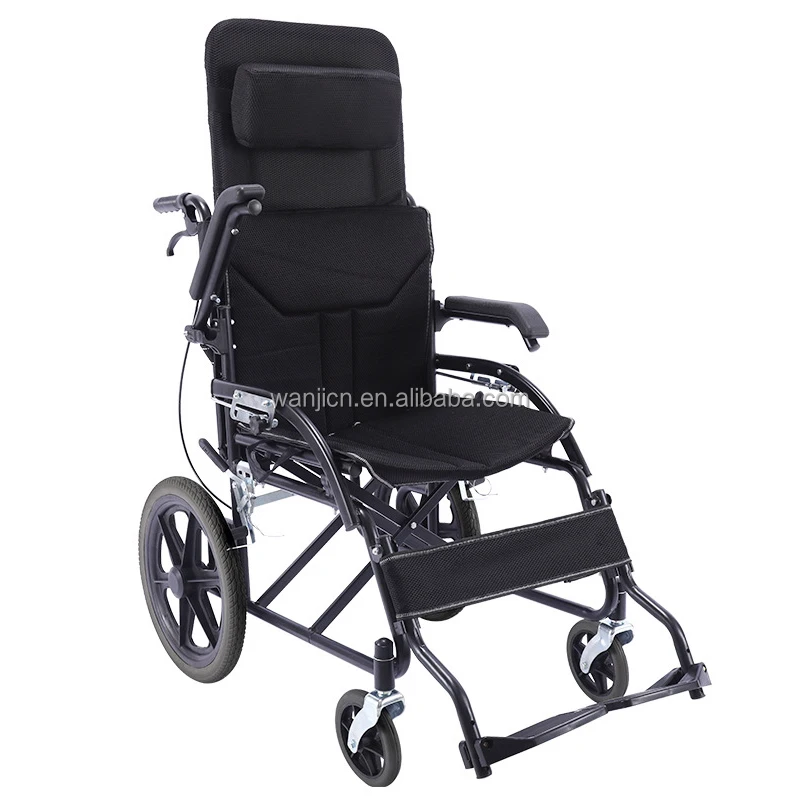 China Manufacturers Custom Manual Semi-recumbent Adjustable All Terrain Wheelchair
