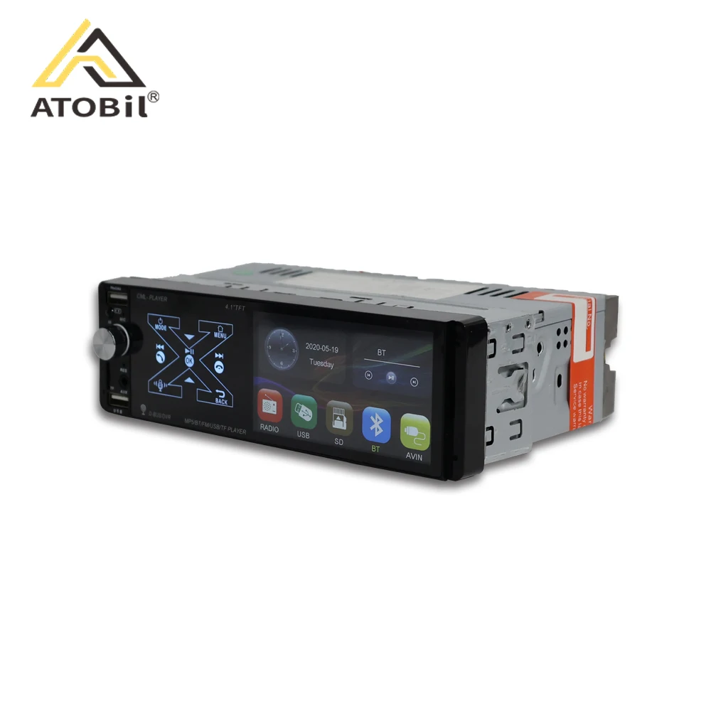 Универсальная 7 задняя подсветка Автомобильная электроника с USB BT TF радио плеер 1din mp5 автомобильная стереосистема