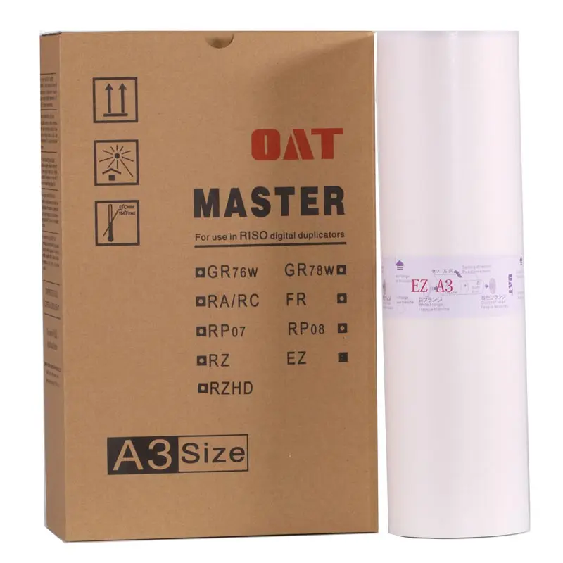 Good Quality  EZ A3 S-7609 Master Roll for EZ370/390/590/570/371/391/591 Digital Duplicator