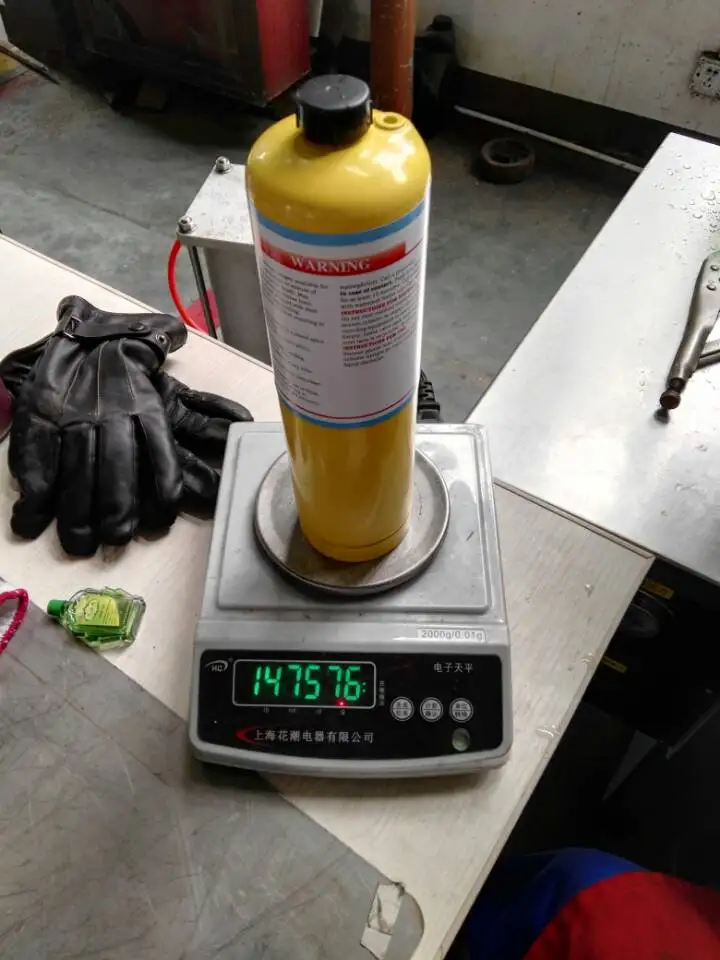 99.9% skin care gas R134a hfc 134a gas refrigerant cylinder for sale