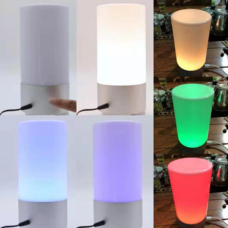 Factory Wholesale Bedroom Led Rechargeable Smart Touch Sensor Colorful Night Light