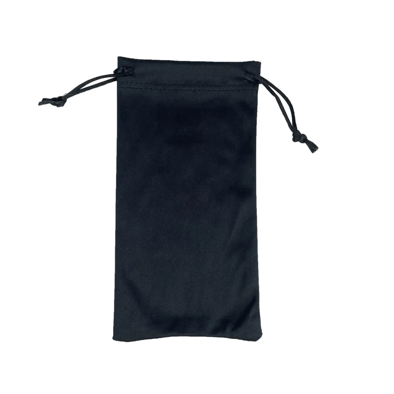 Printing Logo Soft Microfiber Eyeglass Pouches Custom Logo Drawstring Jewelry Bag Microfiber Sunglasses Glasses Cloth Bag
