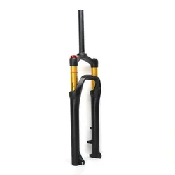 TAOZIK 26 4.0 135 mm  Straight Tube Fat Beach Snow width tire Aluminum Magnesium Alloy Air Suspension Bicycle Fork