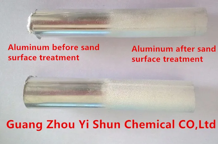 Environmental protection type aluminum sand surface agent matte