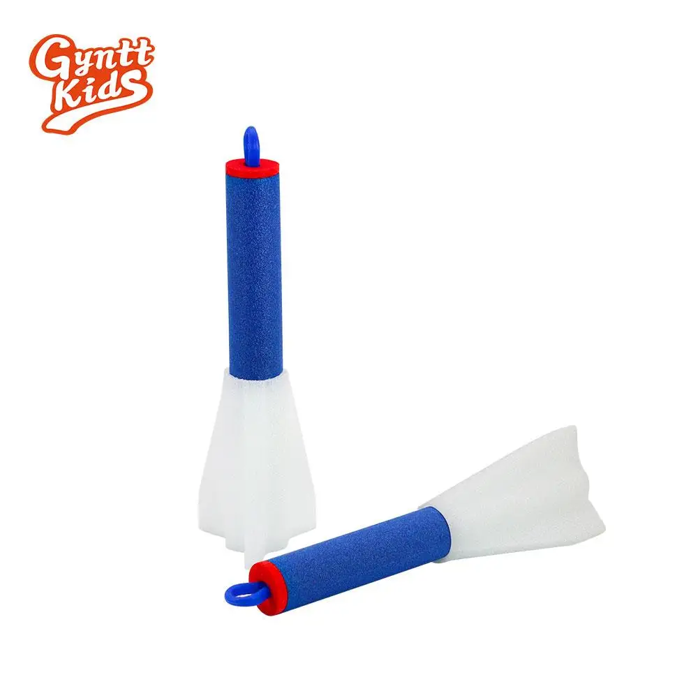 Amazon Hot Selling EVA Foam Rocket Launcher For Kids Rocket Toys For Child pedal model rocket Fun Outdoor toy