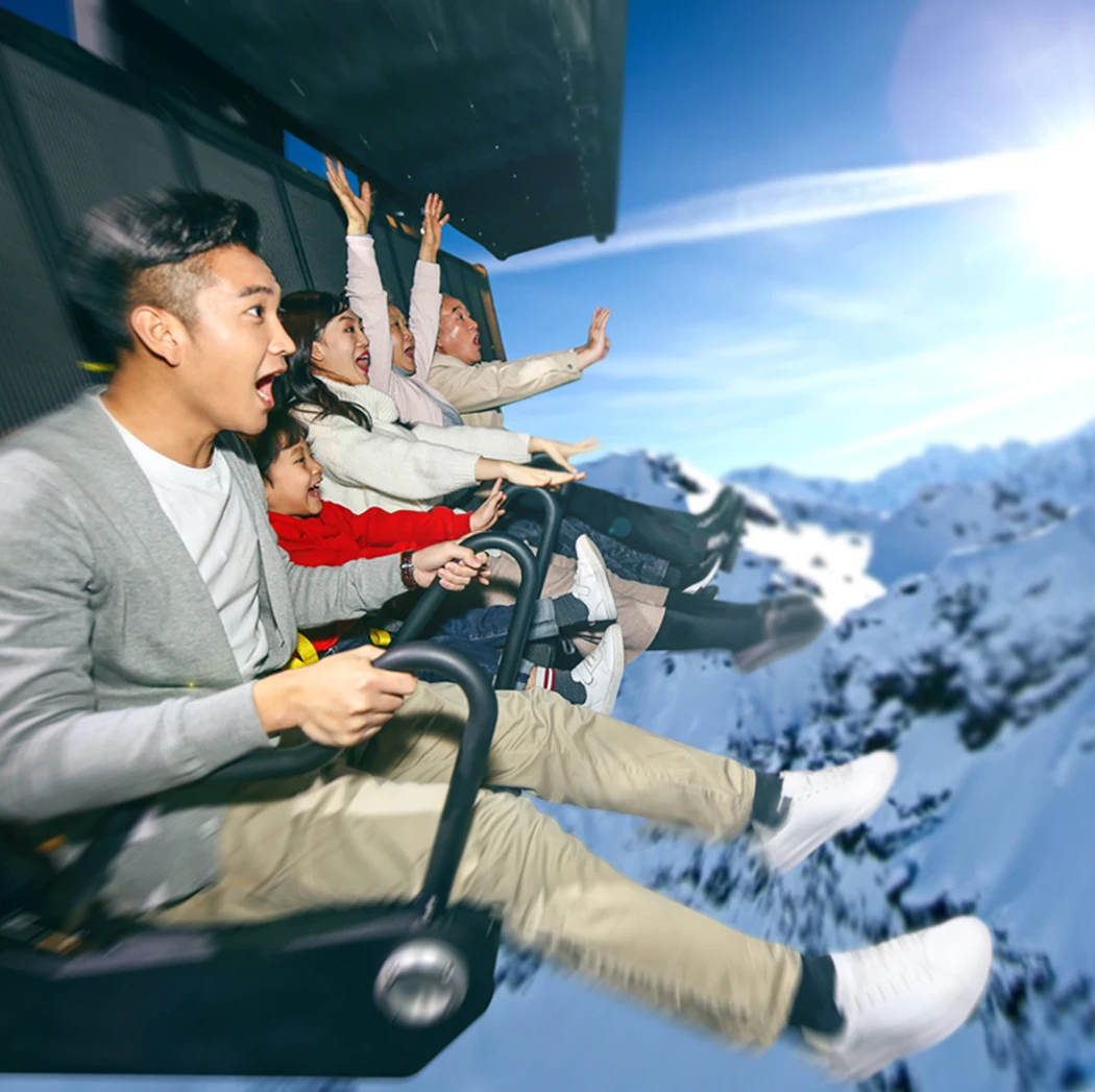 LEKE VR Amusement Flying Cinema Experience Roller Coaster Gaming Dome Theatre